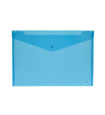 Busta con bottone - A4 - PP - colori assortiti - Lebez