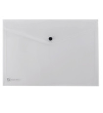 Busta con bottone Pull - A4 - PP - trasparente - King Mec