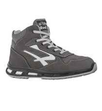 Calzatura di sicurezza Infinity S3 - pelle nabuk naturale - taglia 47 - grigio - U-Power