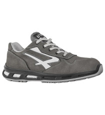 Calzatura di sicurezza Kick S3 - pelle nabuk naturale - taglia 40 - grigio - U-Power