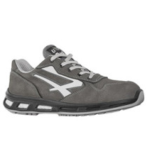 Calzatura di sicurezza Kick S3 - pelle nabuk naturale - taglia 45 - grigio - U-Power