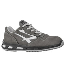 Calzatura di sicurezza Kick S3 - pelle nabuk naturale - taglia 45 - grigio - U-Power