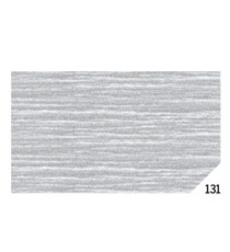 Carta crespa - 50 x 150 cm - 80 gr - argento metal 131 - Rex Sadoch - conf.10 rotoli