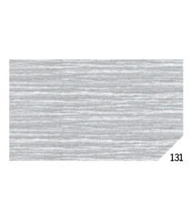Carta crespa - 50 x 150 cm - 80 gr - argento metal 131 - Rex Sadoch - conf.10 rotoli