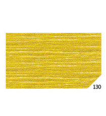 Carta crespa - 50 x 150 cm - 80 gr - oro metal 130 - Rex Sadoch - conf.10 rotoli