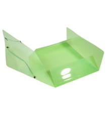 Cartella 3 lembi con elastico angolare Crystal Colours - A4 - PP - colori assortiti - Exacompta