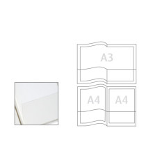 Cartella con doppia tasca Capri 69/T2 - A4 - PVC - trasparente liscio - Sei Rota - conf. 5 pezzi