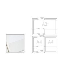 Cartella con doppia tasca Capri 69/T2 - A4 - PVC - trasparente liscio - Sei Rota - conf. 5 pezzi