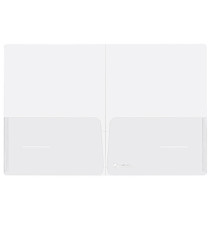 Cartella con doppia tasca Full - A4 - PP - trasparente - King Mec