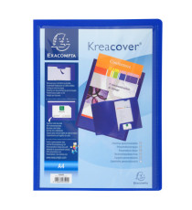 Cartella di presentazione con 2 alette Kreacover - A4 - PP - colori assortiti - Exacompta