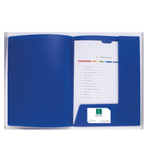 Cartella di presentazione con 2 alette Kreacover - A4 - PP - colori assortiti - Exacompta