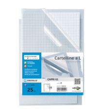 Cartellina a L Capri 61 - A4 - PVC - liscio pesante - Sei Rota - conf. 25 pezzi