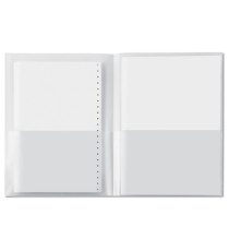 Cartellina con doppia tasca e soffietto Poli 300 - A4 - PP - trasparente buccia - Sei Rota - conf. 5 pezzi