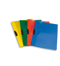 Cartellina con molla Video Clipper - A4 - PP - azzurro - Fellowes