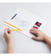 Cartellina per rilegatura Durabind - A4 - PVC - bianco - Durable