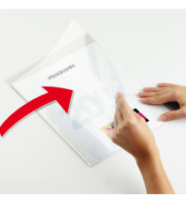 Cartellina per rilegatura Durabind - A4 - PVC - bianco - Durable