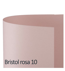 Cartoncino Bristol Color - 70 x 100 cm - 200 gr - rosa 10 - Favini - blister 10 fogli