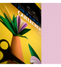 Cartoncino CartaCrea - 35 x 50 cm - 220 gr - rosa 116 - Fabriano - blister 10 fogli