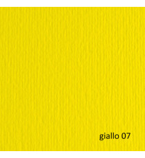 Cartoncino Elle Erre - 50 x 70 cm - 220 gr - giallo 107 - Fabriano - blister 20 fogli