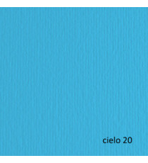 Cartoncino Elle Erre - 70 x 100 cm - 220 gr - cielo 120 - Fabriano - blister 10 fogli