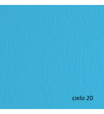 Cartoncino Elle Erre - 70 x 100 cm - 220 gr - cielo 120 - Fabriano - blister 10 fogli