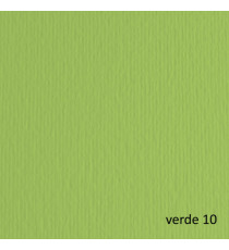 Cartoncino Elle Erre - 70 x 100 cm - 220 gr - verde pisello 110 - Fabriano - blister 10 fogli