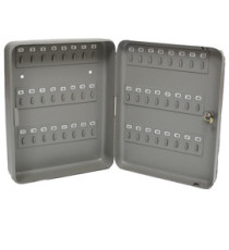 Cassetta portachiavi da muro - 30 x 24 x 7 cm - 48 posti - grigio antracite - Metalplus