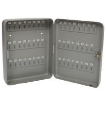 Cassetta portachiavi da muro - 30 x 24 x 7 cm - 48 posti - grigio antracite - Metalplus