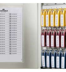 Cassetta portachiavi da parete Key Box - 30,2 x 11,8 x 28 cm - 18 posti - grigio - Durable