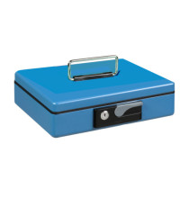 Cassetta portavalori Deluxe - 30 x 23 x 8 cm - blu - Iternet