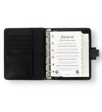 Organiser Metropol Pocket - similpelle - nero - 14,6 x 11,5 x 3,5cm - Filofax