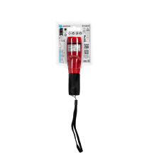 Torcia led rossa a batteria 0.25W 23 lumen 6500K luce fredda 42xH151mm IP20 Distanza massima: 21metri