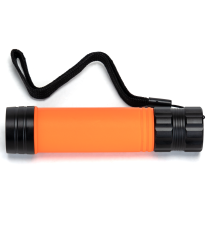 Torcia led arancione a batteria 0.50W 51 lumen 6500K luce fredda 25xH158mm IP20 Distanza massima: 91metri