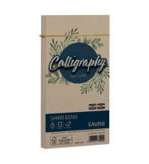 Busta Calligraphy Shiro Eco - 110 x 220 mm - 120 gr - legno - Favini - conf. 25 pezzi