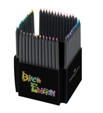 Matite colorate triangolare Black Edition - colori assortiti - Faber-Castell - conf. 50 pezzi