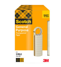 Nastro adesivo 508 - 15 mm x 66 m - PP - trasparente - Scotch - torre 10 rotoli