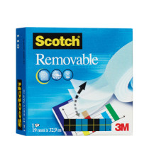 Nastro adesivo Magic 811 - 19 mm x 33 m - acrilico - trasparente - Scotch