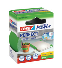 Nastro adesivo telato XP Perfect - 38 mm x 2,7 m - tela plastificata - verde - Tesa