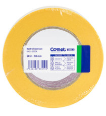 Nastro biadesivo - 50 mm x 50 m - PP - trasparente - Comet