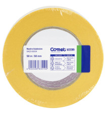 Nastro biadesivo - 50 mm x 50 m - PP - trasparente - Comet