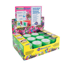 Ricarica nastro adesivo Memograph - 50 mm x 10 m - PVC - verde - Eurocel