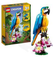 Lego Creator 3in1 - Pappagallo esotico - Lego 31136 si trasforma in una rana o in un pesce Anni 9+ 253pz