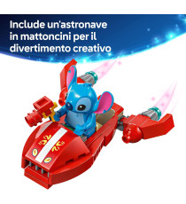 Lego Disney Princess - Casa sulla spiaggia di Lilo e Stitch - Lego 43268 con 6 Stanze, Osservatorio, Astronave Anni 9+ 834pz