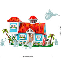 Lego Disney Princess - Casa sulla spiaggia di Lilo e Stitch - Lego 43268 con 6 Stanze, Osservatorio, Astronave Anni 9+ 834pz