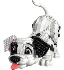 Lego Disney - Cucciolo de La carica dei cento e uno - Lego 43269 si trasforma in 6 cani diversi, testa rotanti Anni 18+ 1722pz