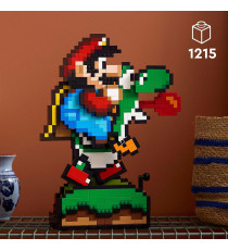 Lego Super Mario - Super Mario World™: Mario e Yoshi - Lego 71438 Pixelati con Funzioni Mobili Anni 18+ 1215pz