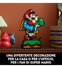 Lego Super Mario - Super Mario World™: Mario e Yoshi - Lego 71438 Pixelati con Funzioni Mobili Anni 18+ 1215pz