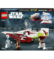 Lego Star Wars - Jedi Starfighter™ di Obi-Wan Kenobi - Lego 75333 attacco dei cloni con Spada Laser Anni 7+ 282pz