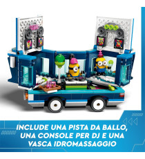 Lego Minions Cattivissimo me 4 - Il Party Bus musicale dei Minions - Lego 75581 Anni 7+ 379pz