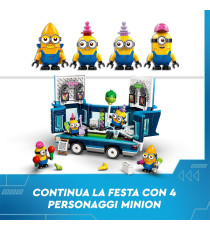 Lego Minions Cattivissimo me 4 - Il Party Bus musicale dei Minions - Lego 75581 Anni 7+ 379pz